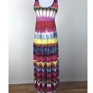 💍DESIGNER ALERT SAKS Torn-Ronny Kobo Maxi Tie-dye